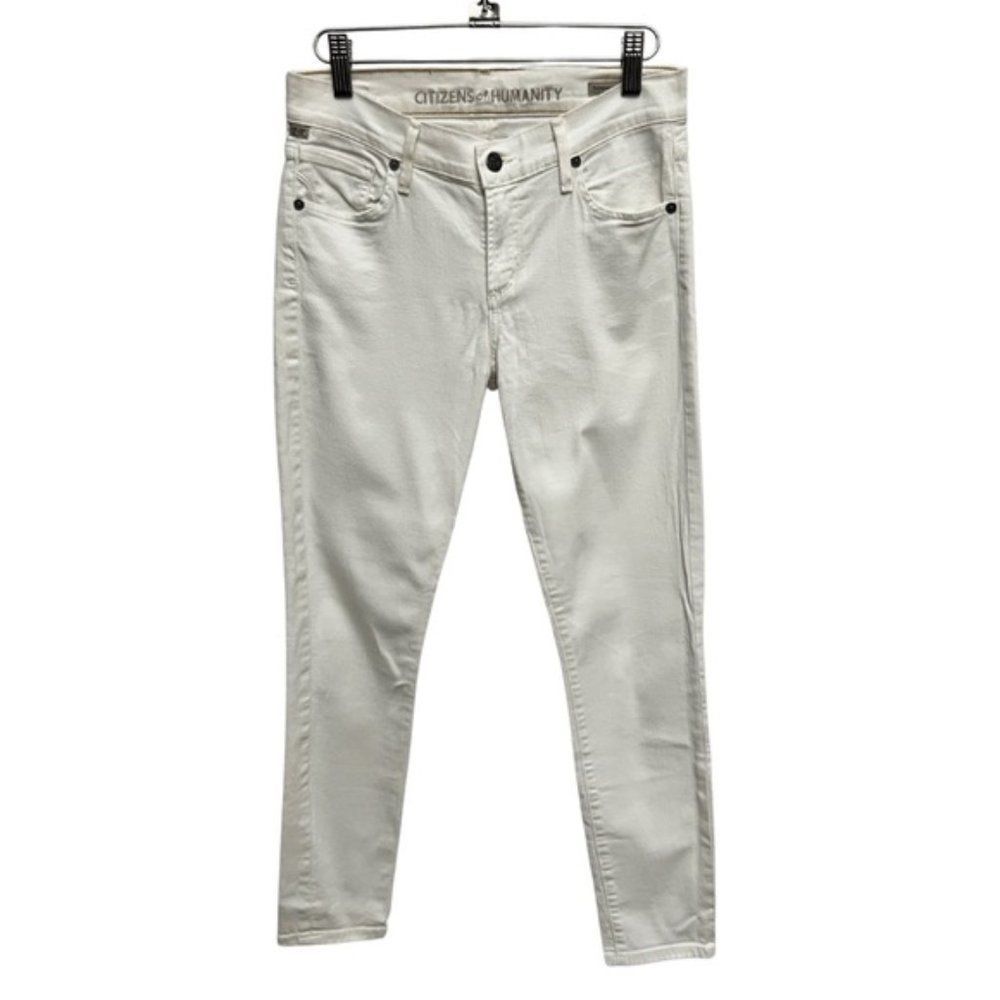 Citizens of Humanity Thompson Cropped Skinny Jeans White
